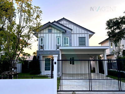 บ้านเดี่ยวให้เช่า : ให้เช่าบ้านเดี่ยว 2 ชั้น วิลลาจจิโอ 3 ศรีนครินทร์ - บางนา 4 ห้องนอน 3 ห้องน้ำ