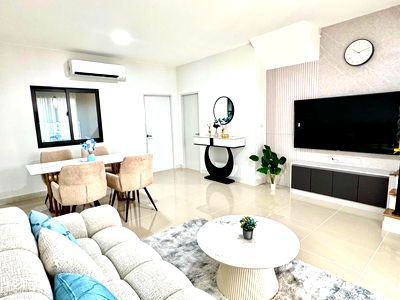 เช่าทาวน์โฮม สมุทรปราการ : ให้เช่า ทาวน์เฮ้าส์2ชั้นใหม่ เฟอร์ครบ+เครื่องใช้ไฟฟ้า พร้อมอยู่ ติด เมกะบางนา Pleno สุขุมวิท - บางนา 3 (เลี้ยงสัตว์ได้)