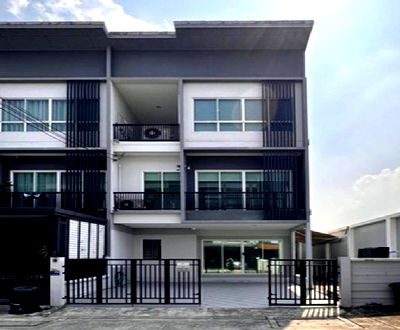 เช่าโฮมออฟฟิศ แจส กรีน วิลเลจ คู้บอน : ให้เช่า ทาวน์โฮม 3 ชั้น หมู่บ้านสัมมากร อเวนิว รามอินทรา วงแหวน ติดถนนคู้บอน หลังมุม บ้านสวยมาก ตกแต่งเป็นสำนักงาน 