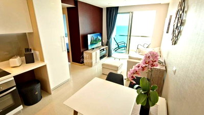 ขายคอนโด : 🛏️ 1 ห้องนอน - 🛁 1 ห้องน้ำ - 🏙️ Sea View - 🌏 ชื่อชาวต่างชาติ - 🏢 The Palm Wong Amat Beach Pattaya - รหัส: PLM70