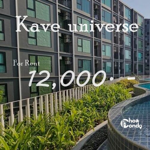 Kave universe บางแสน ชั้น8 -------ห้องตกแต่งสวย-------Tel 097-049-5874 (Line: @choncondo มี@ด้วย)