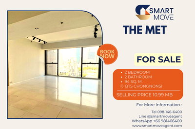 Condos for sale Silom and Sathorn Road : 🔥 For Sale !! high floor 12++, North Facing, Good location !! 🔥 Code C20221201903...The Met, 2 bedroom, 2 bathroom, fully fitted, Special Deal!!📣📣