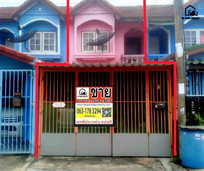 ทาวน์โฮม เทสโก้โลตัส ศรีนครินทร์ : ทาวน์เฮ้าส์ 2 ชั้น มบ เฟื่องฟ้า ซ.ศรีสมิตร