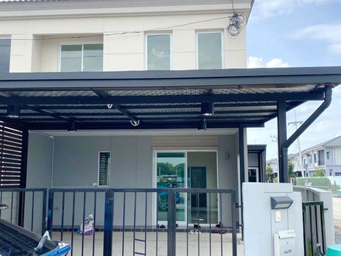 ตลาดนัด เค สเปซ ตลาดมารวย ให้เช่าบ้าน 2ชั้น ต่อเติมหน้าแล้ว วงแหวน-คลอง5 ขนาด 135 ตรม. สน. ภูธรลำลูกกาซิตี้ หทัยราษฏร์ 54