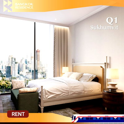 Condos for rent :  Elegant Urban Living at Q1 Sukhumvit 💎 Executive Residence, Near BTS Nana 