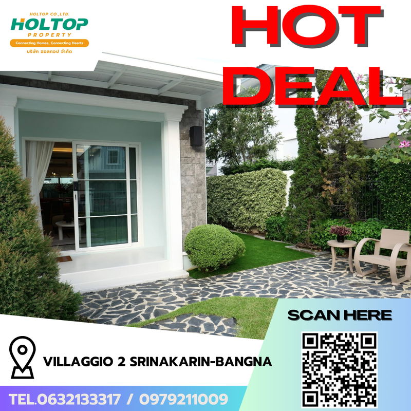 Houses for rent : #R8973 🎉 210169 House for Rent: Villaggio 2 Srinakarin-Bangna