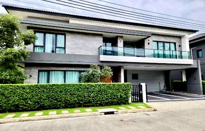 บ้านเดี่ยวให้เช่า : ให้ เช่า: บ้านหรู The City Bangna 78 ตร.ว. ใกล้เมกะบางนา เฟอร์นิเจอร์ครบ พร้อมเข้าอยู่