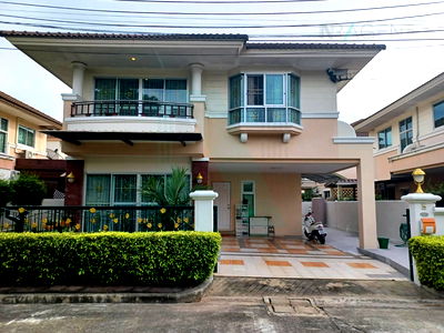 เช่าบ้านเดี่ยว เทสโก้โลตัส ศรีนครินทร์ : ให้เช่าบ้านเดี่ยว 2 ชั้น ศุภาลัย วิลล์ สุขุมวิท - ศรีนครินทร์ 3 ห้องนอน 2 ห้องน้ำ