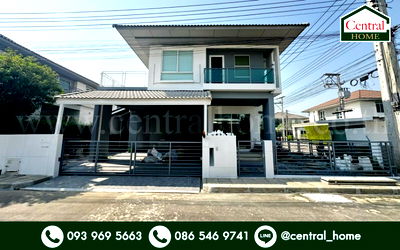 ขายบ้านเดี่ยว : บ้านเดี่ยว ฮาบิเทีย บอนด์ ราชพฤกษ์ แปลงมุม Built-in ทั้งหลัง