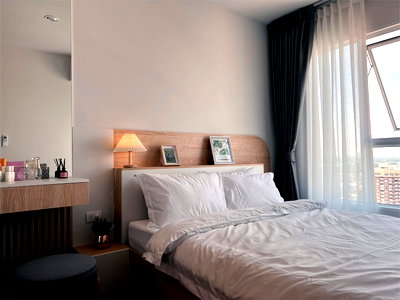 คอนโดให้เช่า : Regent Home บางนา ชั้น 22 ตึก A ขนาด 28 ตร.ม. วิวแม่น้ำ  ใกล้ BTS บางนา 