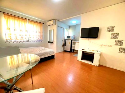 Condos for rent Rangsit University : NTC Home for rent: Lumpini Township Rangsit-Klong 1, near Future Park Rangsit.
 Building B4, 6th floor (4,800 baht), 22 sq m. Fully furnished