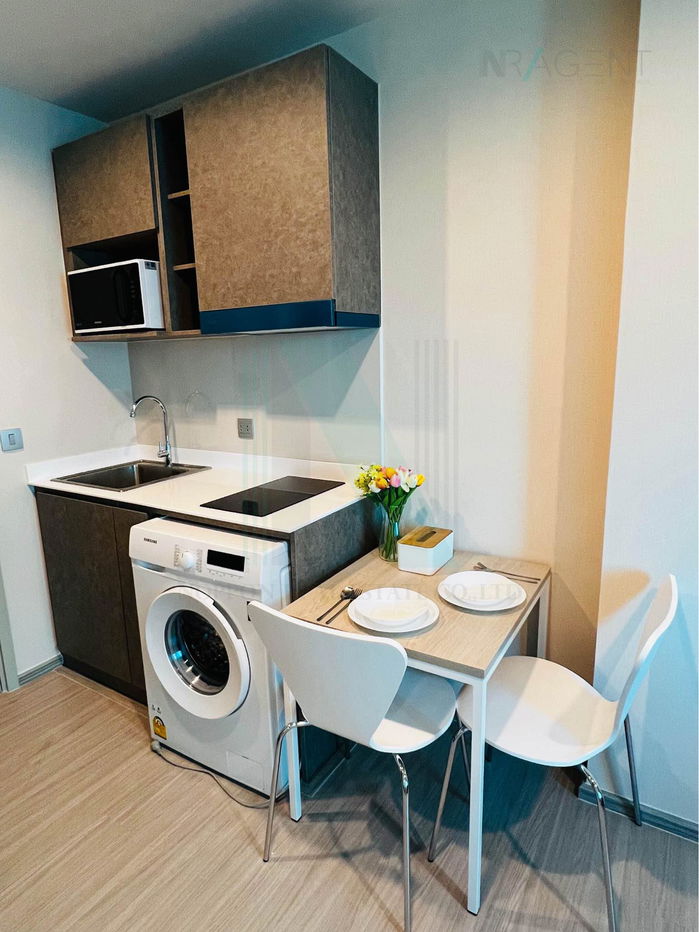 รูป ให้เช่าคอนโด แอสปาย เอราวัณ ไพร์ม อาคาร 1 ชั้น 12 1 ห้องนอน ขนาด 27 ตรม ใกล้ สำนักงาน กศน.จังหวัดสมุทรปราการ - รูปที่ 7/8