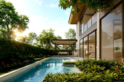 Houses for sale Toongklom-Taman Road : 4 Bedroom Luxury Villa with Infinity Pool in East Pattaya