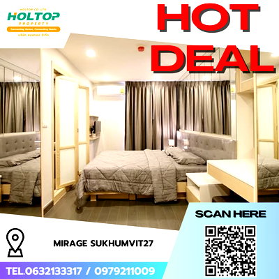 Condos for rent Sukumvit 27 : #R8984 🎉 210169 Condo for Rent: Mirage Sukhumvit 27