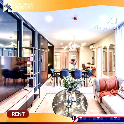 Condos for rent BTS Phaya Thai :  XT Phayathai 🌃Extra-large unit with 3 bedrooms, luxurious design 💖 Near BTS Phaya Thai 