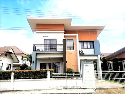เช่าบ้านเดี่ยว กาดฝรั่ง วิลเลจ  : ให้เช่าบ้านเดี่ยว 2 ชั้น 3 ห้องนอน 3 ห้องน้ำ  1  ห้องครัว  2  ที่จอดรถ