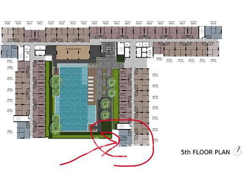 2-BR Condo at Aspire Erawan near BTS Chang Erawan (ID 2568974)