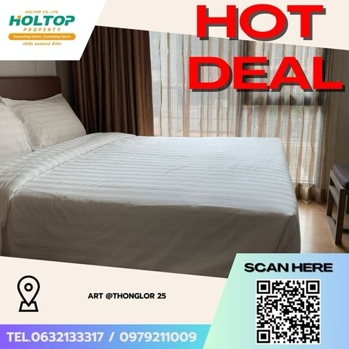 #Z4240💥 200169 🔥ให้เช่าคอนโด Art @Thonglor 25 