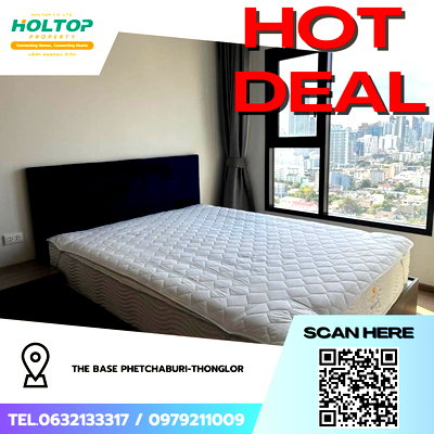 Condos for rent : #Z4239💥 200169 🔥Condo for Rent: THE BASE Phetchaburi-Thonglor