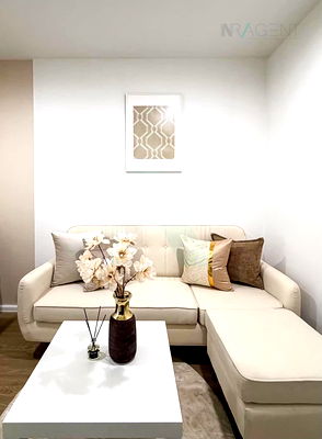 เช่าคอนโด BTS แบริ่ง : ให้เช่าคอนโด บี ลอฟท์ สุขุมวิท 109 อาคาร 1 ชั้น 3 1 ห้องนอน ขนาด 27 ตรม ใกล้ BTS แบริ่ง