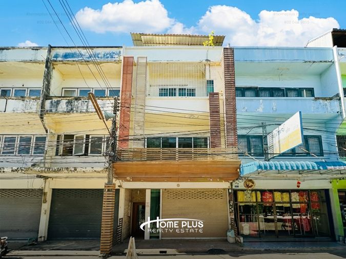 This is a three-storey commercial building