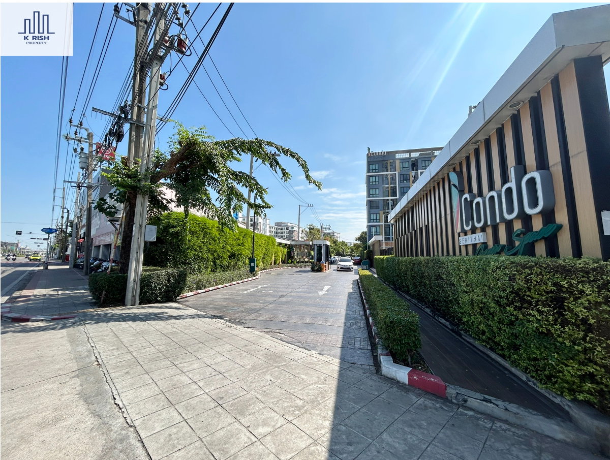 รูป ขายไอคอนโด เสรีไทย 24.43 ตร.ม ชั้น 3 ใกล้เดอะมอลล์บางกะปิ ใกล้รถไฟฟ้าสายสีส้ม ราคาถูก - รูปที่ 1/18
