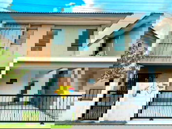 เช่าบ้านแฝด นนทบุรี : 💥CP-9974💥ว่างให้เช่าบ้าน โครงการ อนาบูกิ ธนาฮาบิแทต สะพานมหาเจษฎาบดินทรานุสรณ์ - ราชพฤกษ์ บ้านสไตล์ญี่ปุ่น  👉แอดไลน์ @goodcondo