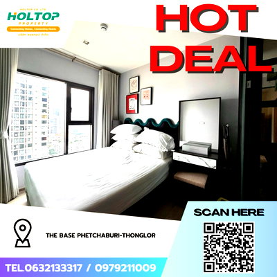 Condos for rent : #Z4251💥 200169 🔥Condo for Rent: THE BASE Phetchaburi-Thonglor