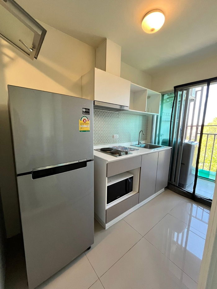 picture ✅ Condo for rent, D Condo Pink, 4th floor, Building B, 30 sq m, mountain view, 10,000 THB/month ☎️ 064-792-4426 (Ben) - 4/15