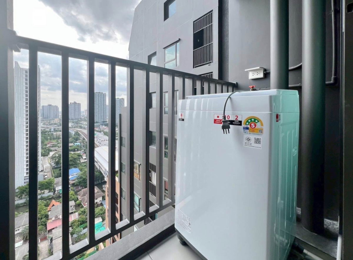 รูป 🌆 ให้เช่า Rich Point @BTS Wutthakat (ริชพอยท์ วุฒากาศ) ติด BTS วุฒากาศ และ MRT Interchange บางหว้า | ชั้นสูง วิวเมือง + Walk-in Closet 🌃 - รูปที่ 10/11