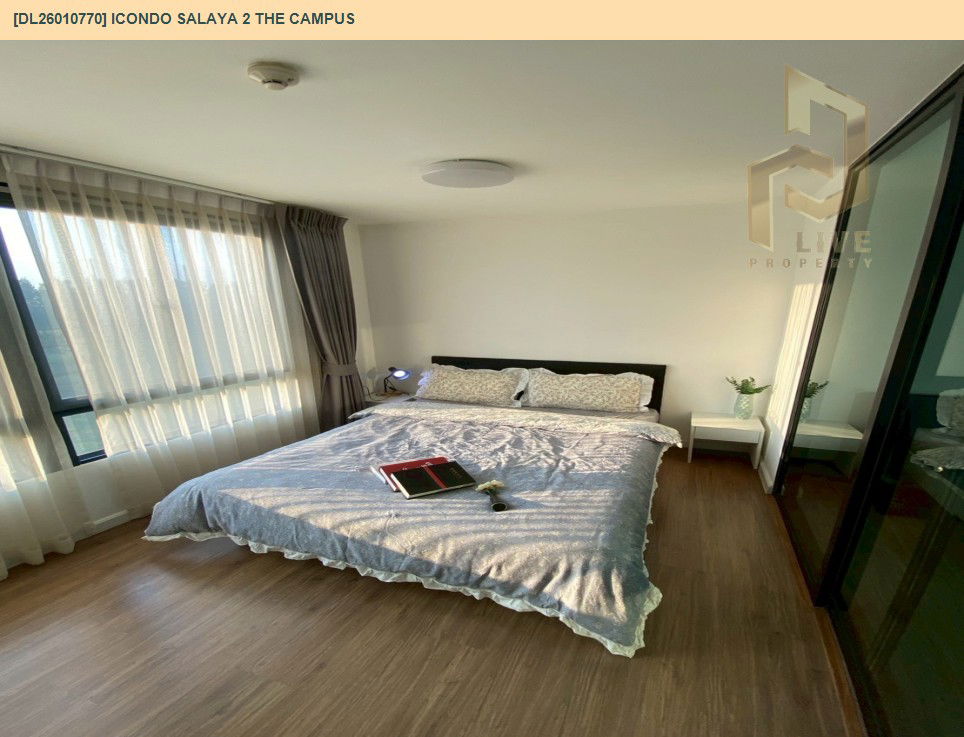 รูป DL26010770 ให้เช่าคอนโด ไอ คอนโด ศาลายา 2 เดอะ แคมปัส (icondo Salaya 2 The campus ) ใกล้ พร้อมเข้าอยู่ โทรด่วน 0614453194 LineID @162cjixi - รูปที่ 2/9