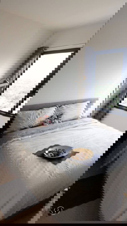 รูป ขายคอนโด Escent Chiangmai ติดกับเซ็นทรัลเฟส วิวสวย ไม่มีตึกบัง เฟอร์นิเจอร์ เครื่องใช้ไฟฟ้าครบSW000874 - รูปที่ 3/11