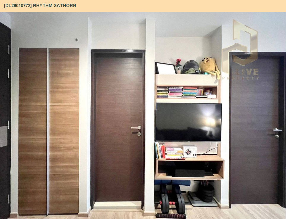 รูป DL26010772 ให้เช่าคอนโด ริธึ่ม สาทร (Rhythm Sathorn) ใกล้ BTS สะพานตากสิน พร้อมเข้าอยู่ โทรด่วน 0656133286 LineID @534wlwof - รูปที่ 5/6