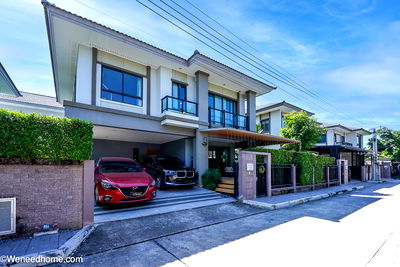 บ้านเดี่ยว สมุทรปราการ : ขายบ้านเดี่ยวภัสสร บางนาวงแหวน 51 ตรว 3นอน 3น้ำ ต้นโครงการ แต่งสวย บิ้ลท์อินทั้งหลัง