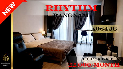 Condos for rent : 🍀🍀🍀 Exclusive Unit for Rent 🌹🌹 📌 Rhythm Rangnam 🌸 (Line: @rent2022) ✨ Ready to move in | Property Code: A08436