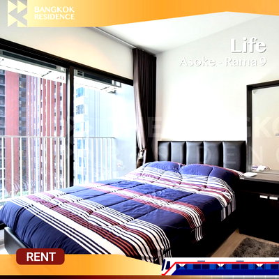 Condos for rent :  Rare unit! 💥 Life Asoke – Rama 9, High-quality unit, limited availability on the market, Near MRT Rama 9 