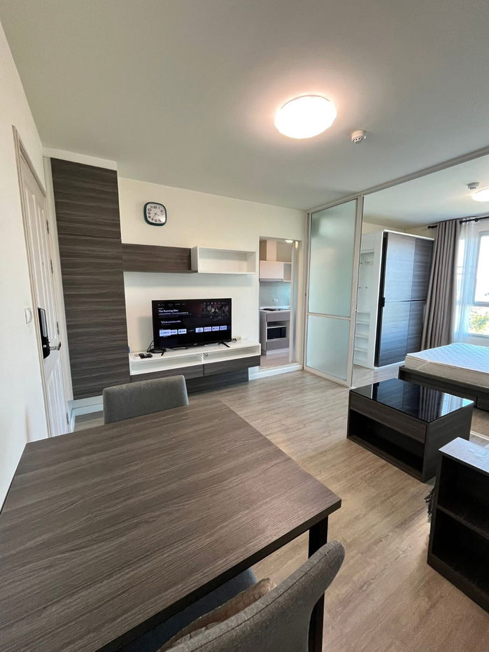 picture ✅ Condo for rent, D Condo Pink, 4th floor, Building B, 30 sq m, mountain view, 10,000 THB/month ☎️ 064-792-4426 (Ben) - 5/15