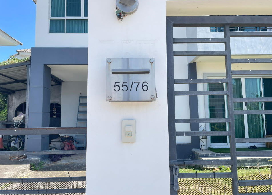 รูป บ้านเดี่ยว เนื้อที่ทั้งหมด 270 ตารางเมตร 55/76 โครงการ สุขุมวิท-มอเตอร์เวย์ ตำบลท่าสะอ้าน อำเภอบางปะกง ฉะเชิงเทรา ราคา 3,320,000 บาท - รูปที่ 2/4