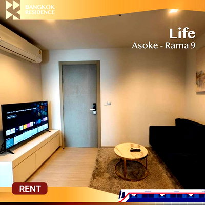 Condos for rent :  Life Asoke-Rama 9 💚Beautiful unit, fully furnished, Great price 💚Near MRT Rama 9 