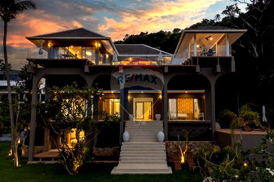 บ้านเดี่ยว เกาะสมุย สุราษฎร์ธานี : [920121083-55] Luxury 5 Bed Seaview Pool Villa Bophut, Koh Samui