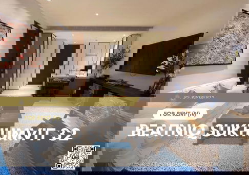 For rent 📍 Beatniq Sukhumvit 32 📍 Fully furnished and equipped with appliances. Near BTS Phrom Phong.