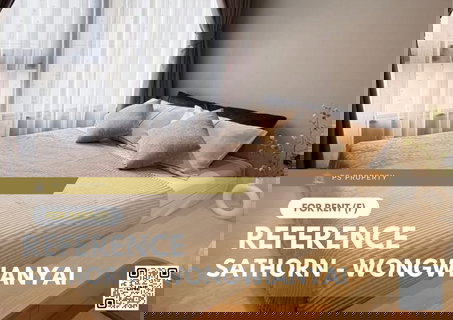 รูปภาพ ให้เช่า ✨ Reference Sathorn - Wongwianyai ✨ เฟอร์นิเจอร์ และ เครื่องใช้ไฟฟ้าครบ ใกล้ BTS วงเวียนใหญ่