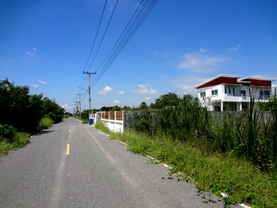 ที่ดิน ปทุมธานี : ที่ดินหนองเสือคลอง11บึงกาสามถนนเลียบคลอง11ฝั่งตะวันตก พื้นที่2งาน รูปแปลงสวยถนนซอยสาธารณะประโยชน์ ใก้ลวัดป่าคลอง11น้ำ-ไฟพร้อมเหมาะปลุกบ้าน,ทำโกดัง