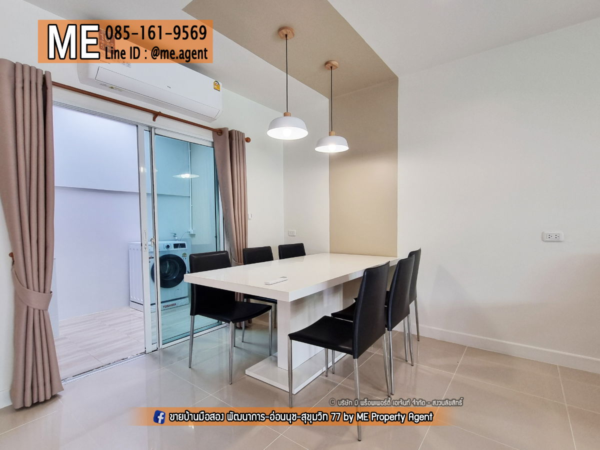picture New House For Rent, Villette Lite Pattanakarn 38, 3 Bedrooms, Ready to move in, near Pattanakarn - On Nut - Srinakarin, call 064-954-9619 (RTG35-19) - 12/20