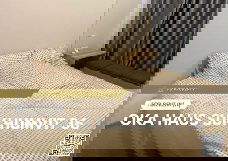 รูปภาพ ให้เช่า ✨ OKA HAUS Sukhumvit 36 ✨ ห้องสวย เฟอร์นิเจอร์ เครื่องใช้ไฟฟ้าครบ ใกล้ BTS ทองหล่อ