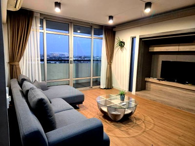 Condos for rent : For Rent Condo RIVIERA UP Building 1, Floor 12A,2 bed room, Room size 90 sqm