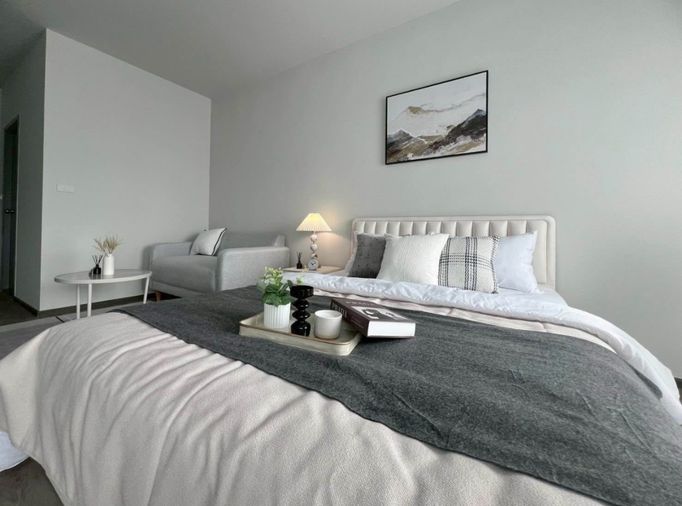 🌆 ให้เช่า  Rich Point @BTS Wutthakat (ริชพอยท์ วุฒากาศ) ติด BTS วุฒากาศ และ MRT Interchange บางหว้า  | ชั้นสูง วิวเมือง + Walk-in Closet 🌃