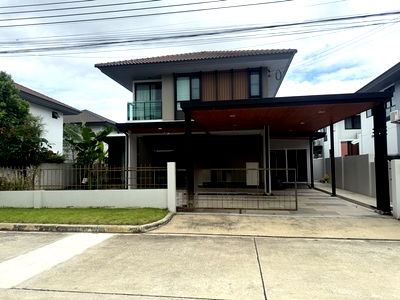 บ้านเดี่ยว วิทยาลัยสารพัดช่างสมุทรปราการ ชุมชนเมืองใหม่บางพลี : ขายถูก พท.ใช้สอยเยอะ บ้านเดี่ยว สวยพร้อมอยู่ บุราสิริ บางนา บ้านใหม่บิ้วอิน ต่อเติมครัวกว้าง 58.5 ตรว. 4 ห้องนอน