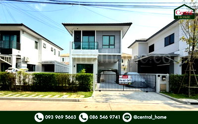 ขายบ้านเดี่ยว : บ้านเดี่ยว เซนโทร ราชพฤกษ์ 345 แปลงสวยสไตล์โมเดิร์น ฟังก์ชันครบ พร้อมอยู่