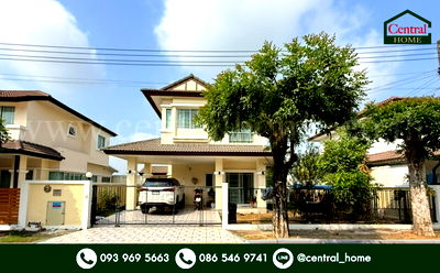 บ้านเดี่ยว วิทยาลัยเทคนิคธัญบุรี : บ้านเดี่ยว 64 ตร.วา ธัญญาภิรมย์ รังสิต - คลอง 10 พร้อมพื้นที่สวนรอบบ้าน